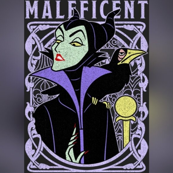 Disney Villains Maleficent Festival Muscle Tank Distressed Graphic Top Size XS - Picture 12 of 13